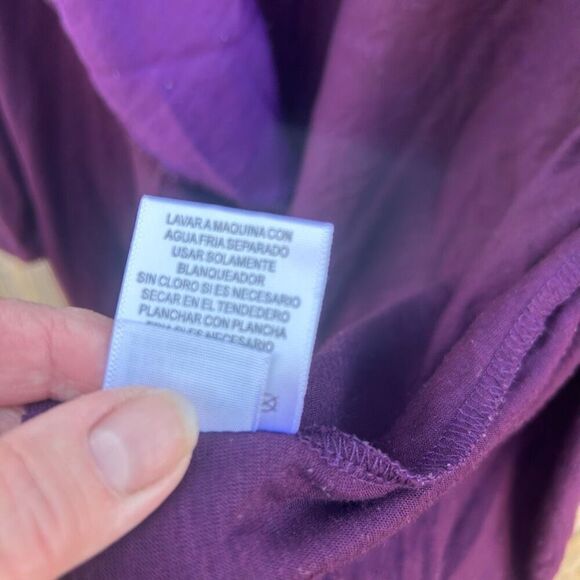 Sag Harbor open shawl top cardigan size large - Picture 8 of 10